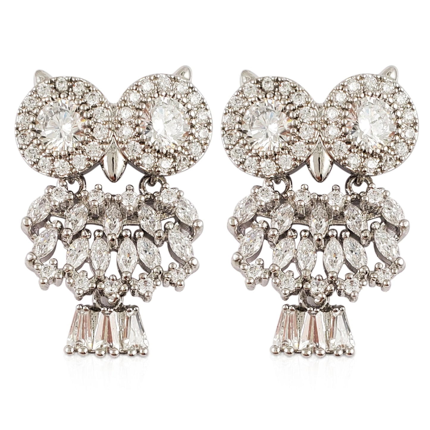 TB025 CHRISTMAS OWL EARRINGS